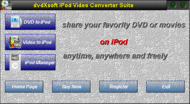 dvdXsoft Zune Video Converter Suite screenshot